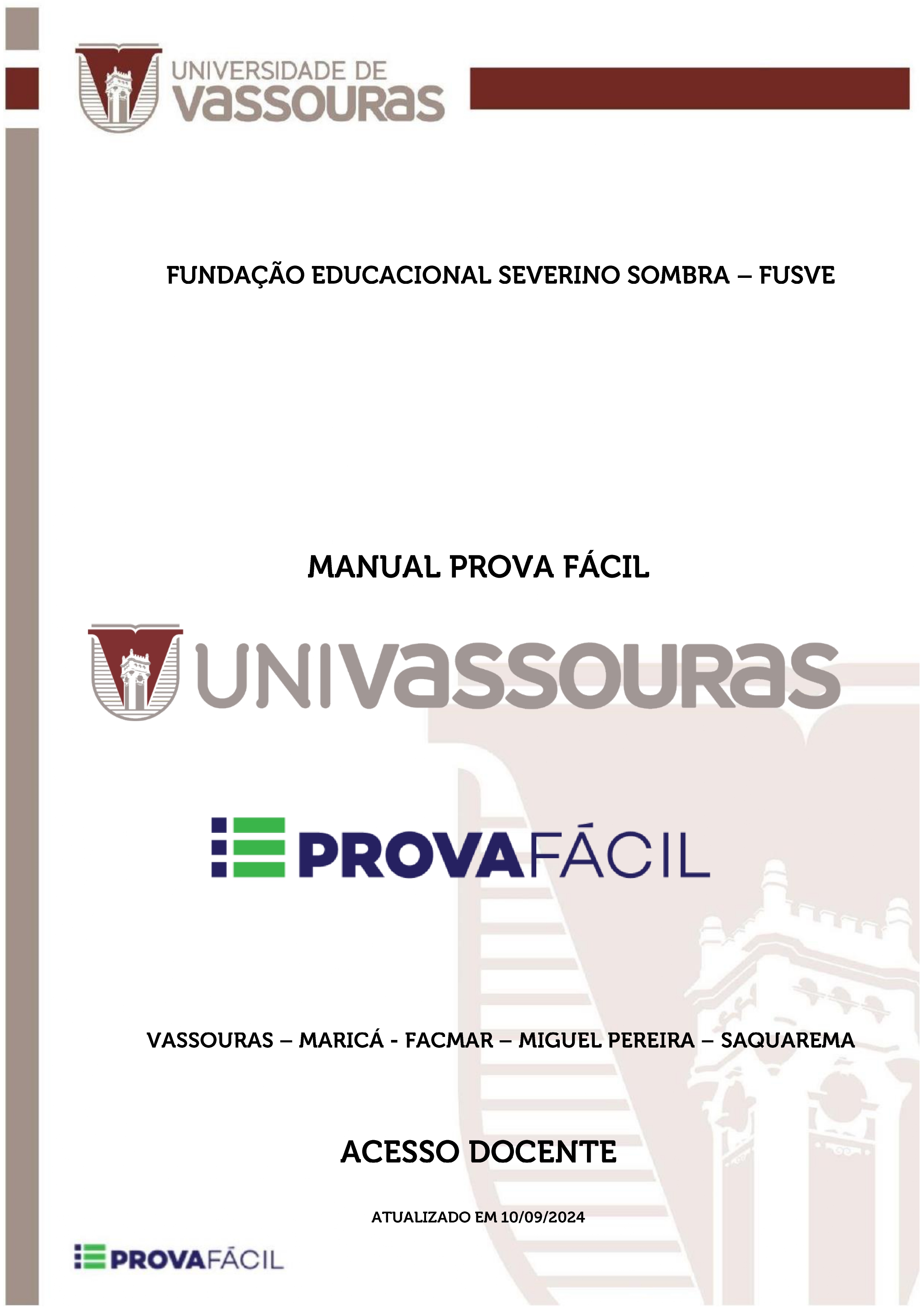 					View 2024: O manual acesso docente prova fácil ambiente Fusve
				