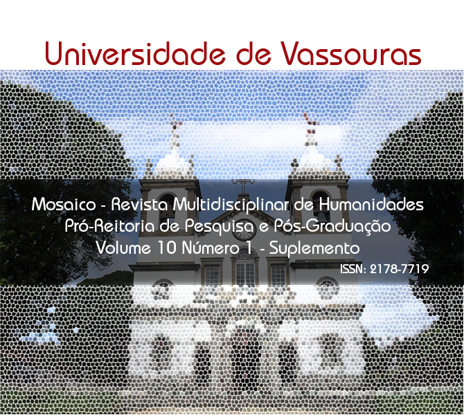 					View Vol. 10 No. 1Sup (2019): Revista Mosaico Suplemento 1
				